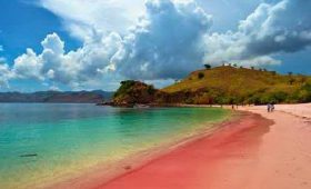 Pink beach